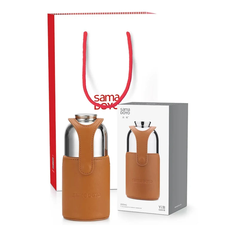 Tragbarer Teekocher von Samadoyo, Outdoor-Teekanne, Reise-Teeset 200 ml (6,76 fl. oz)