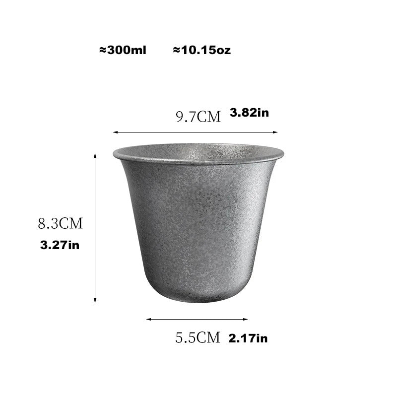 2PCS Artistic Snowflake Stainless Steel Tumbler – Dual-Size, Freezer-Friendly, for Iced Drinks & Cocktails (304 Steel)