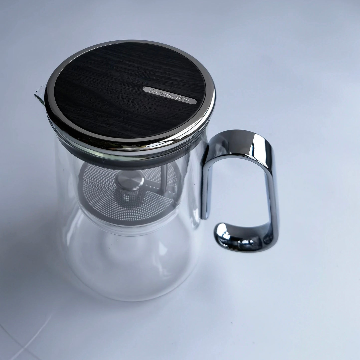 Bonston - Integrated Teapot with Glass Filter, Teapot with Magnetic Switch, 700ml (23.67oz)