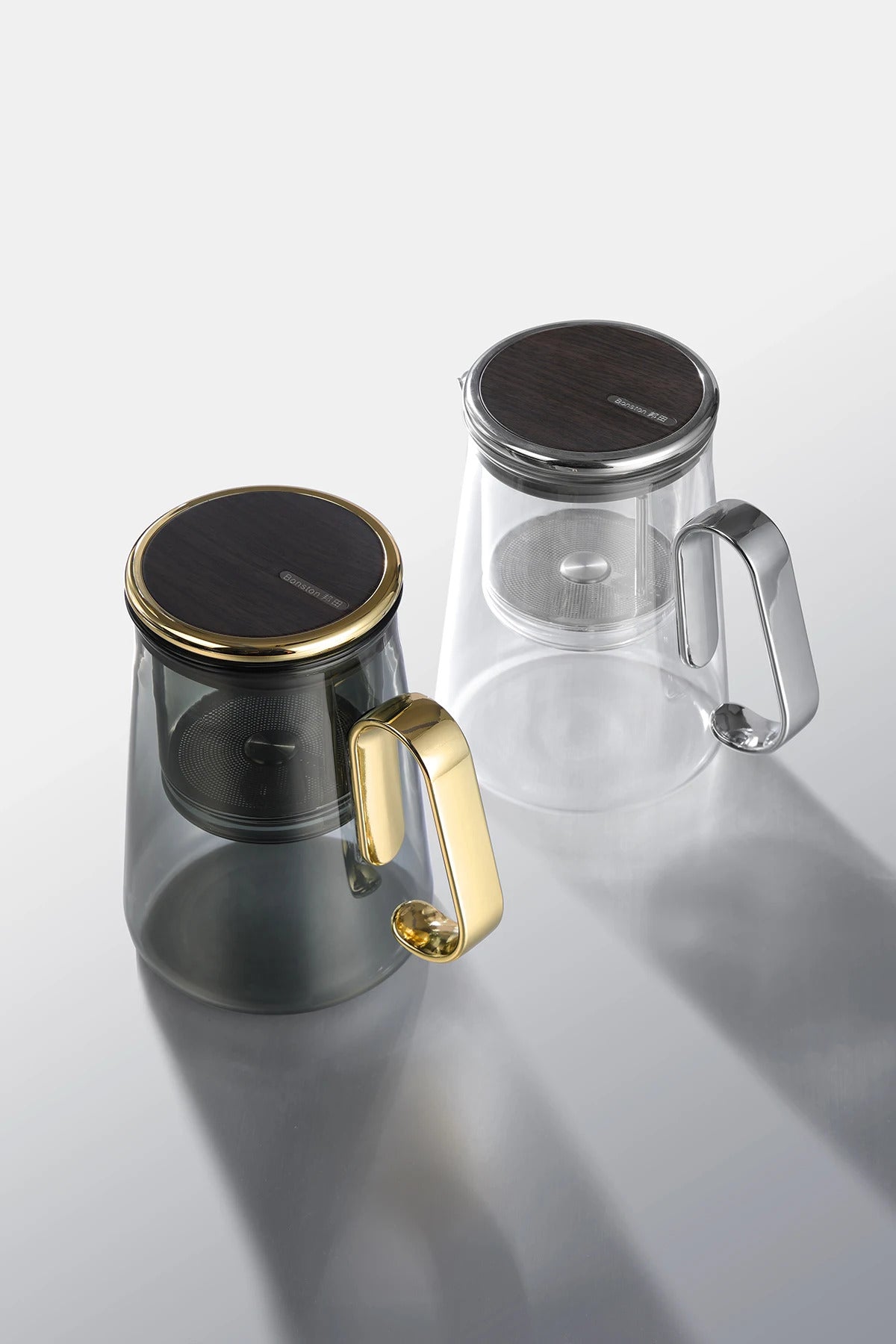 Bonston - Integrated Teapot with Glass Filter, Teapot with Magnetic Switch, 700ml (23.67oz)