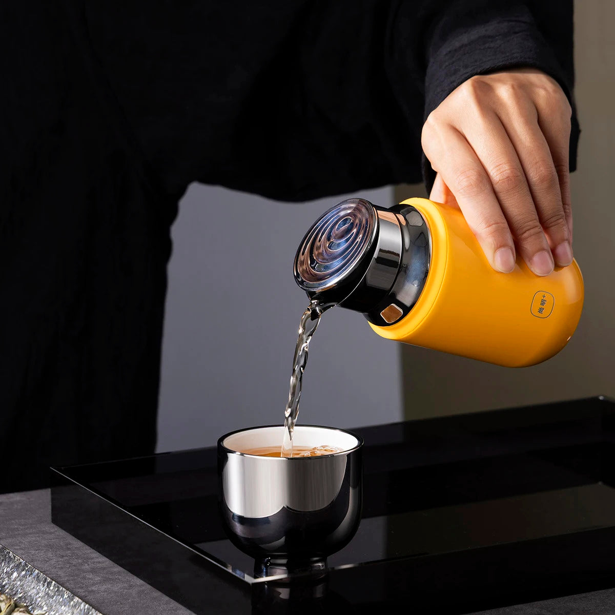 SAMADOYO-316 Stainless Steel Insulated Tumbler, Tea Infuser Mug, Portable Cup with Built-in Tea Filter, Premium Quality, 160ml