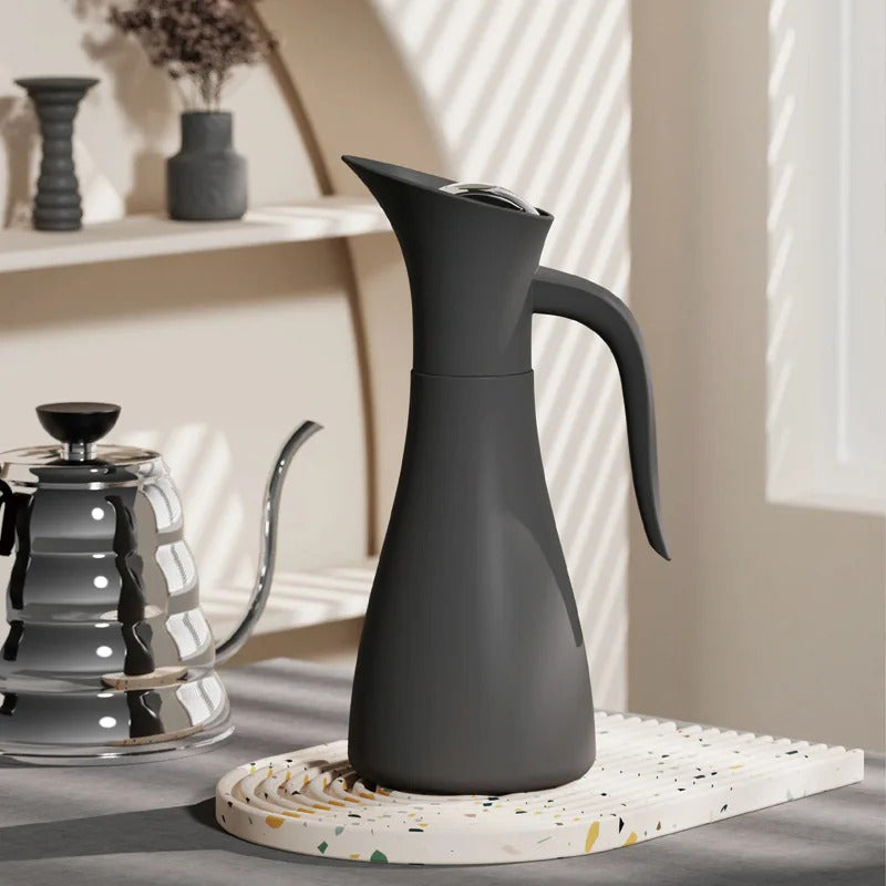 Kaffeekanne aus Edelstahl 304 mit Vakuumisolierung im Schwanenstil – 1000 ml, elegantes Küchendekor mit vogelförmigem Design