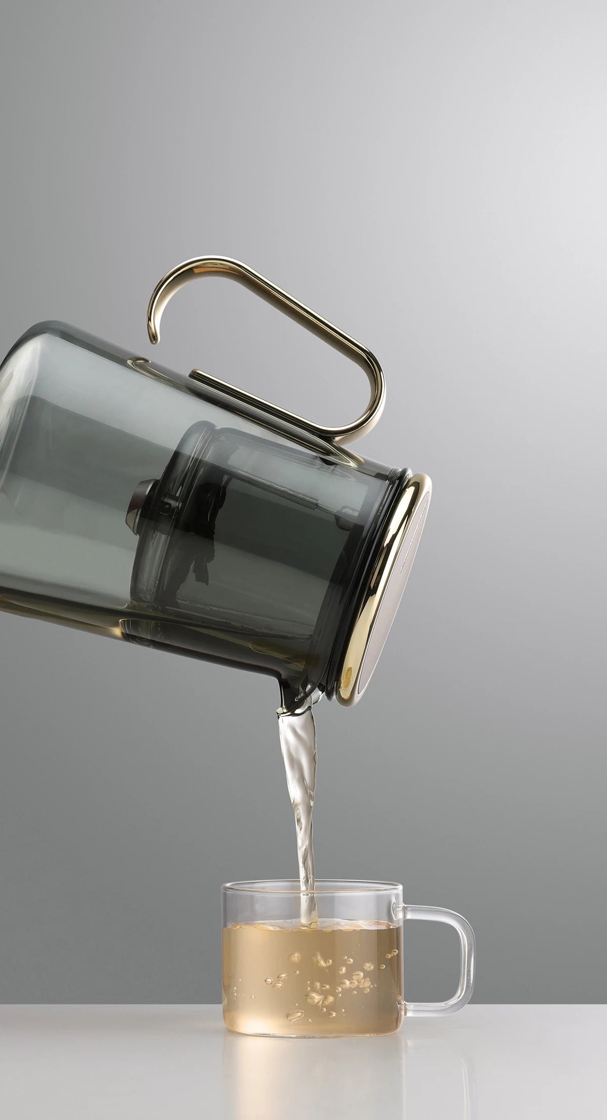 Bonston - Integrated Teapot with Glass Filter, Teapot with Magnetic Switch, 700ml (23.67oz)