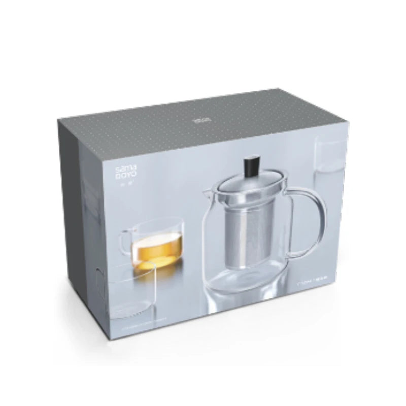 SAMADOYO Heat-resistant glass teapot teapot tea water separation and filtration household large capacity tea maker