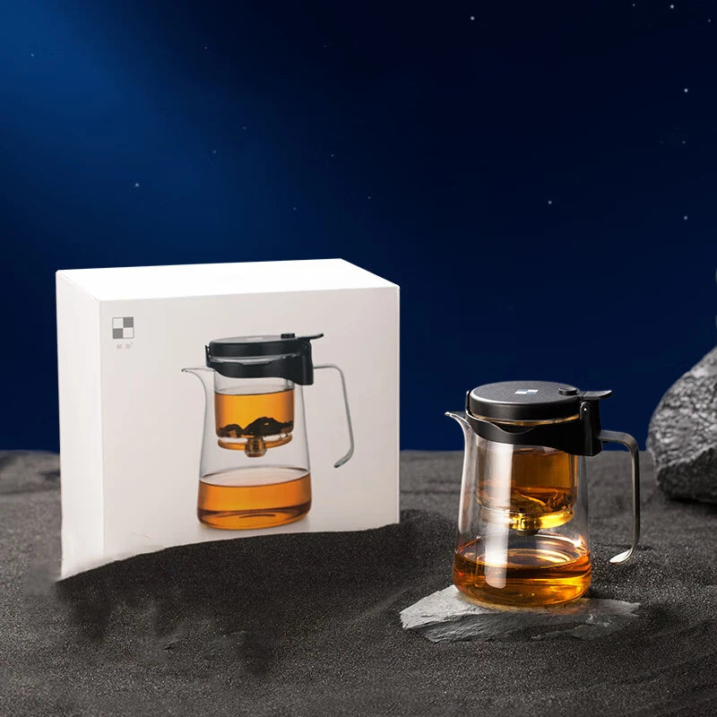 SAMADOYO elegant cup insulation separation bubble teapot heat-resistant glass teapot simple filter tea cup
