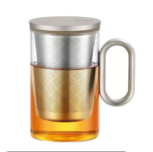 SAMADOYO LOVE Aluminium-Serie Persönliche Tasse Teezeremonie-Zubehör Tee-Trennung Nachmittagstee Bürotasse