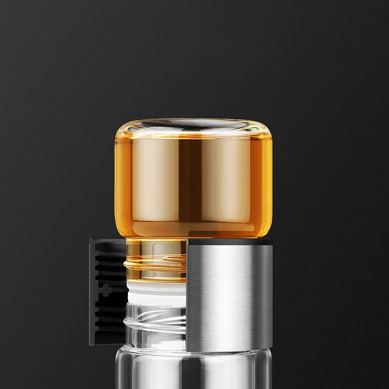 SAMADOYO Tea separation, heat-resistant glass brewing, tea filtration, portable cup, outdoor portable travel vehicle water cup