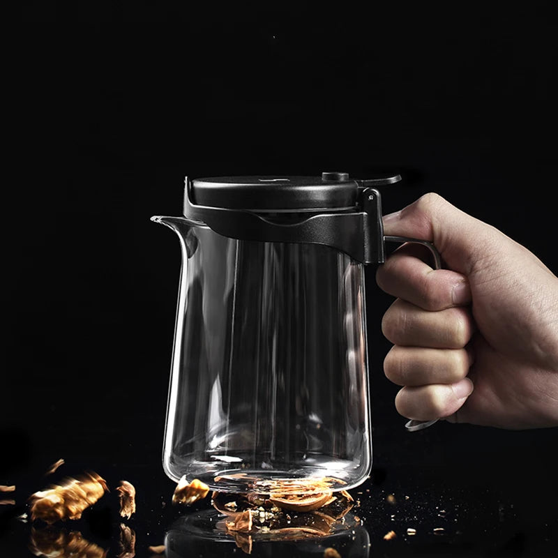 SAMADOYO elegant cup insulation separation bubble teapot heat-resistant glass teapot simple filter tea cup