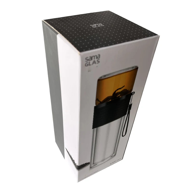 SAMADOYO Tea separation, heat-resistant glass brewing, tea filtration, portable cup, outdoor portable travel vehicle water cup