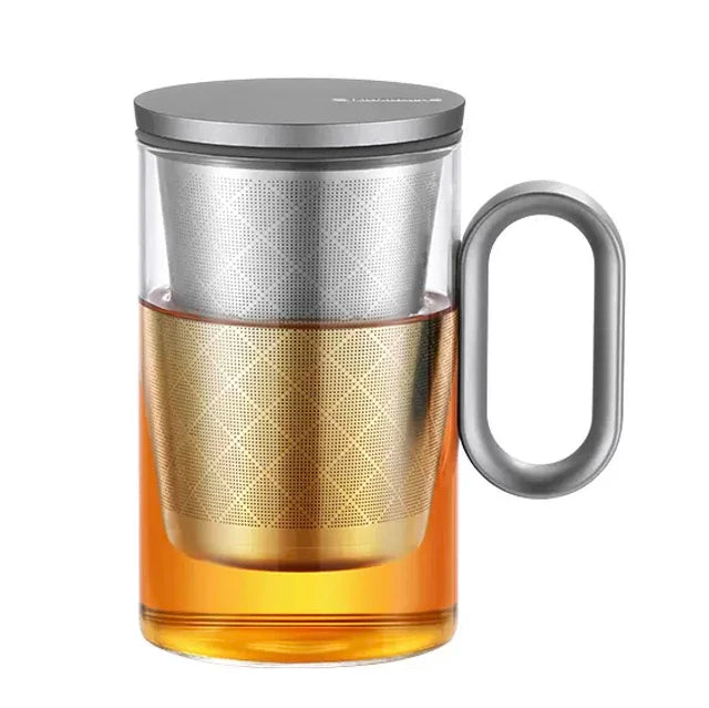 SAMADOYO LOVE Aluminium-Serie Persönliche Tasse Teezeremonie-Zubehör Tee-Trennung Nachmittagstee Bürotasse