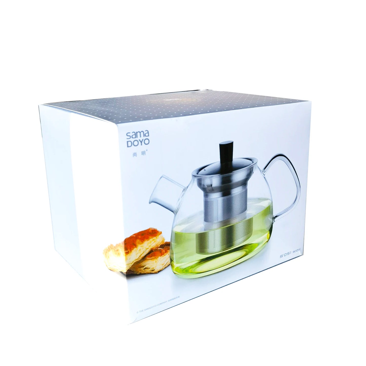 SAMADOYO Heat-resistant glass teapot, teapot, tea water separation and filtration, household large capacity tea maker