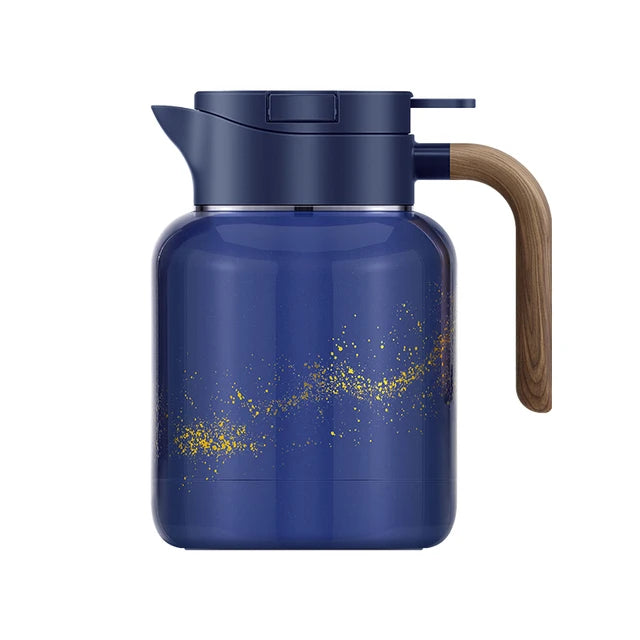 Samadoyo Роскошный чайник для заваривания чая с внутренним титановым резервуаром, изоляция, 1300 мл