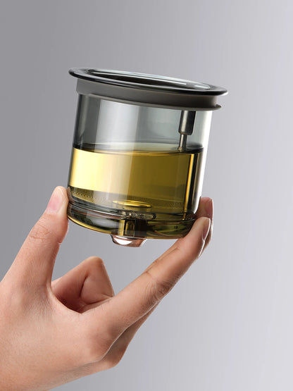 Bonston - Integrated Teapot with Glass Filter, Teapot with Magnetic Switch, 700ml (23.67oz)