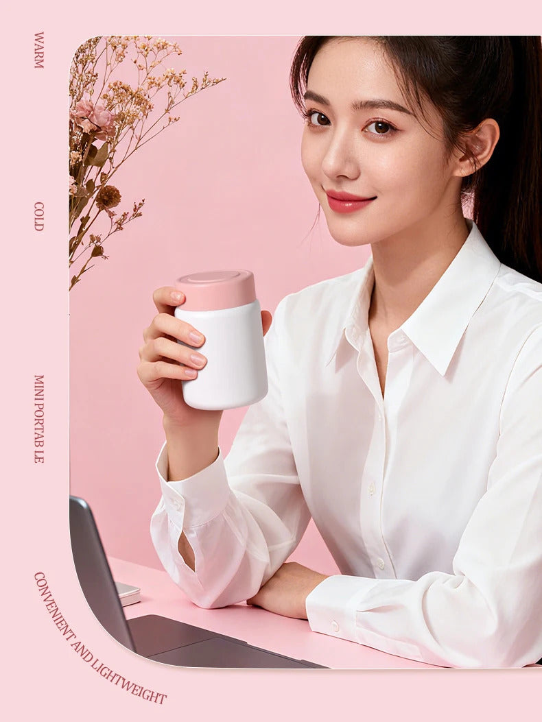 316 Stainless Steel Double-Wall Vacuum Insulated Tumbler, Portable Cup, Coffee Mug 180ml (6oz)