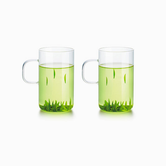 Samadoyo High quality high borosilicate glass water cup, transparent glass water cup, milk cup, crystal cup 300ml