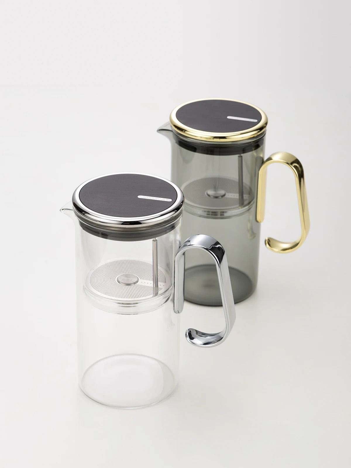 SAMADOYO Heat-Resistant Glass Teapot 580ml with Tea Strainer, Tea-Water Separation Pot