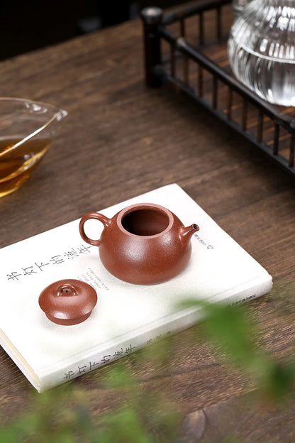 Yixing "Breathing Teapot" – 110ml JiangPo Clay Masterpiece, Artisan Teapot, Zisha Teapot