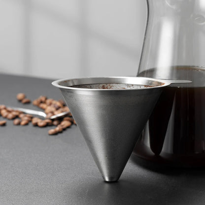 SAMADOYO Coffee Sharing Pot Portable Coffee Drip Set Travel Coffee Tool with Filter Coffee Pot Glass Coffee Pot