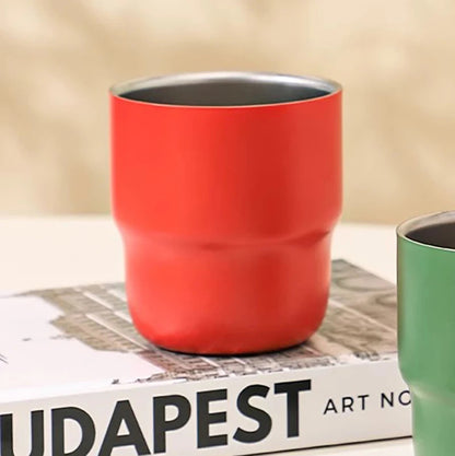 SUS304 stainless steel coffee cup, double-layer vacuum insulated thermos cup, beverage cup, suitable for men and women, 12 color