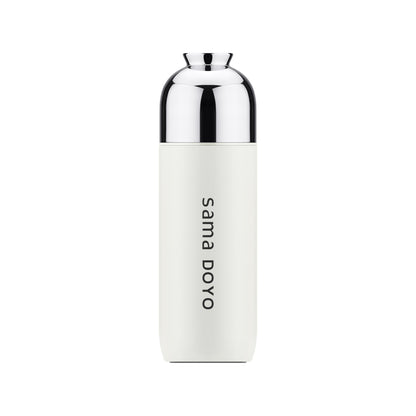 Samadoyo double-layer stainless steel vacuum insulated cup, tea brewing cup with filter screen, portable water cup 400ML