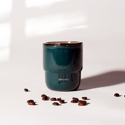 Glossy Fashionable Colors 304 Stainless Steel Double-Wall Vacuum Insulated Coffee Tumbler with Lid - 255ml, Portable Travel Mug for Hot & Cold Beverages