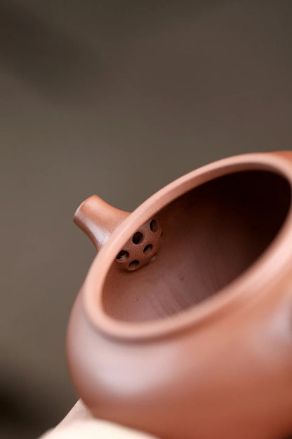 SteepCode Yixing "Breathing Teapot" – 140ml Zhu Ni Clay Masterpiece, Artisan Teapot, Zisha Teapot