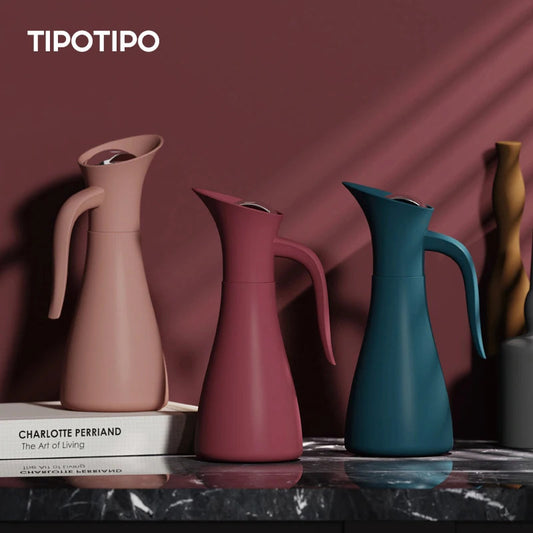Swan-Inspired 304 Stainless Steel Vacuum Insulated Coffee Carafe – 1000ml Elegant Kitchen Décor with Bird-Shaped Design