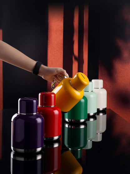 SAMADOYO-316 Stainless Steel Teapot, Insulated Tea & Coffee Brewer with Built-in Filter, 600ml