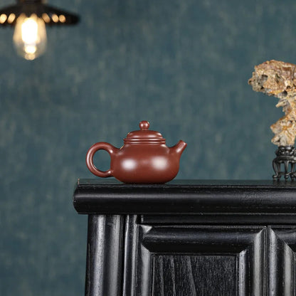 Yixing "Breathing Teapot" – 150ml Zhu Ni Clay Masterpiece, Artisan Teapot, Zisha Teapot