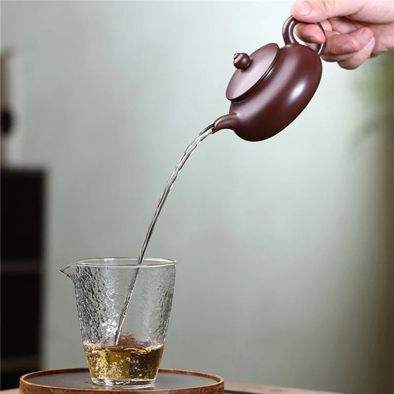 SteepCode Yixing "Breathing Teapot" – 160ml Zhu Ni Clay Masterpiece, Artisan Teapot, Zisha Teapot