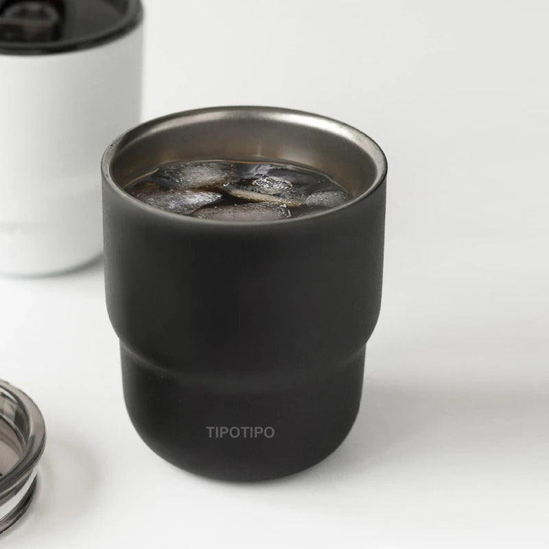 SUS304 stainless steel coffee cup, double-layer vacuum insulated thermos cup, beverage cup, suitable for men and women, 12 color