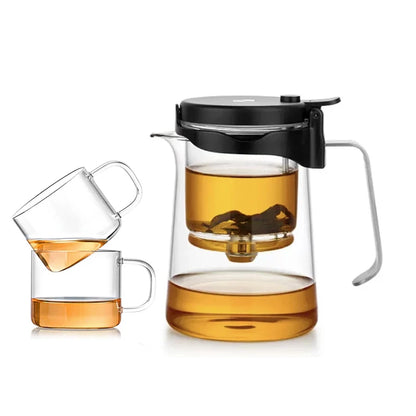SAMADOYO elegant cup insulation separation bubble teapot heat-resistant glass teapot simple filter tea cup