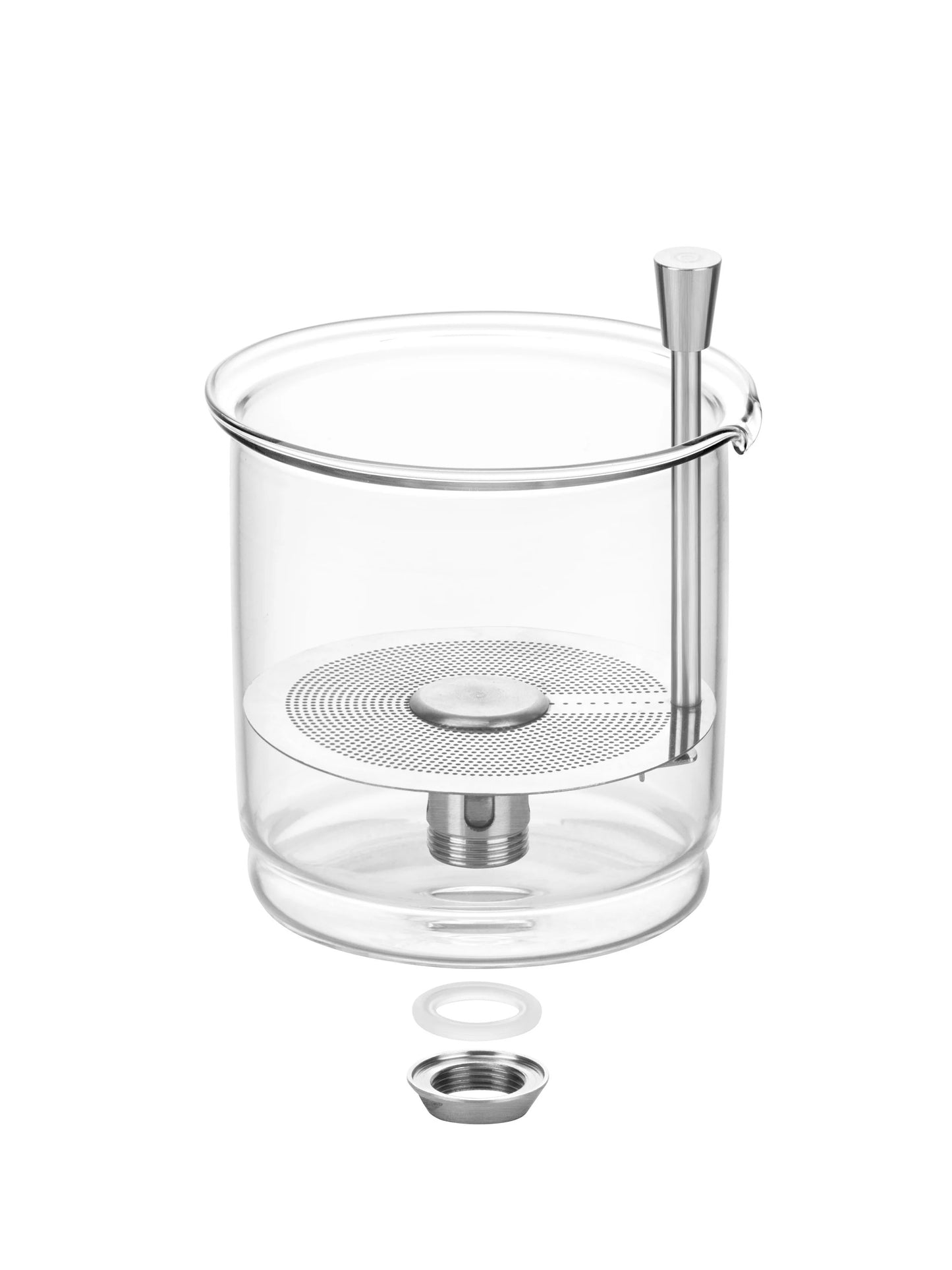 Samadoyo - Integrated Teapot with One-Touch Strainer, Heat-Resistant Glass (500ml/700ml)
