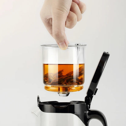 Samadoyo - Integrated Teapot with One-Touch Strainer, Heat-Resistant Glass (500ml/700ml)