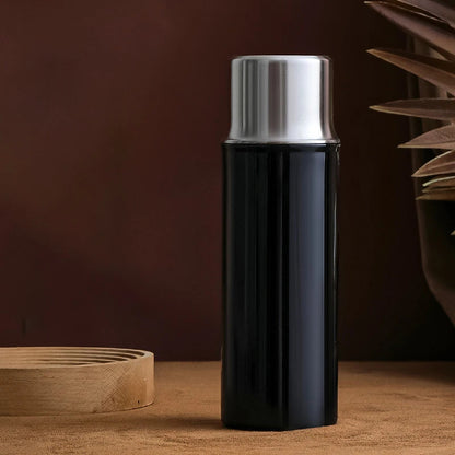 316L Stainless Steel Vacuum Tumbler with Tea Infuser & Portable Cup, 480ml