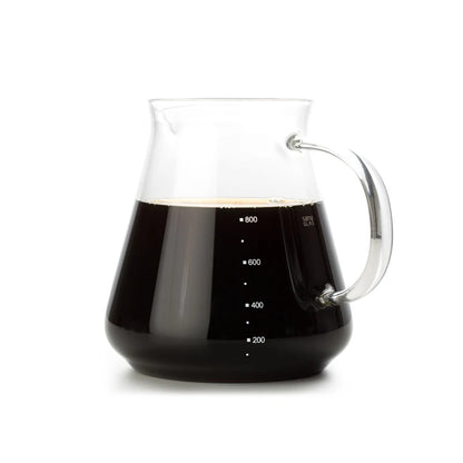 SAMADOYO Coffee Sharing Pot Portable Coffee Drip Set Travel Coffee Tool with Filter Coffee Pot Glass Coffee Pot