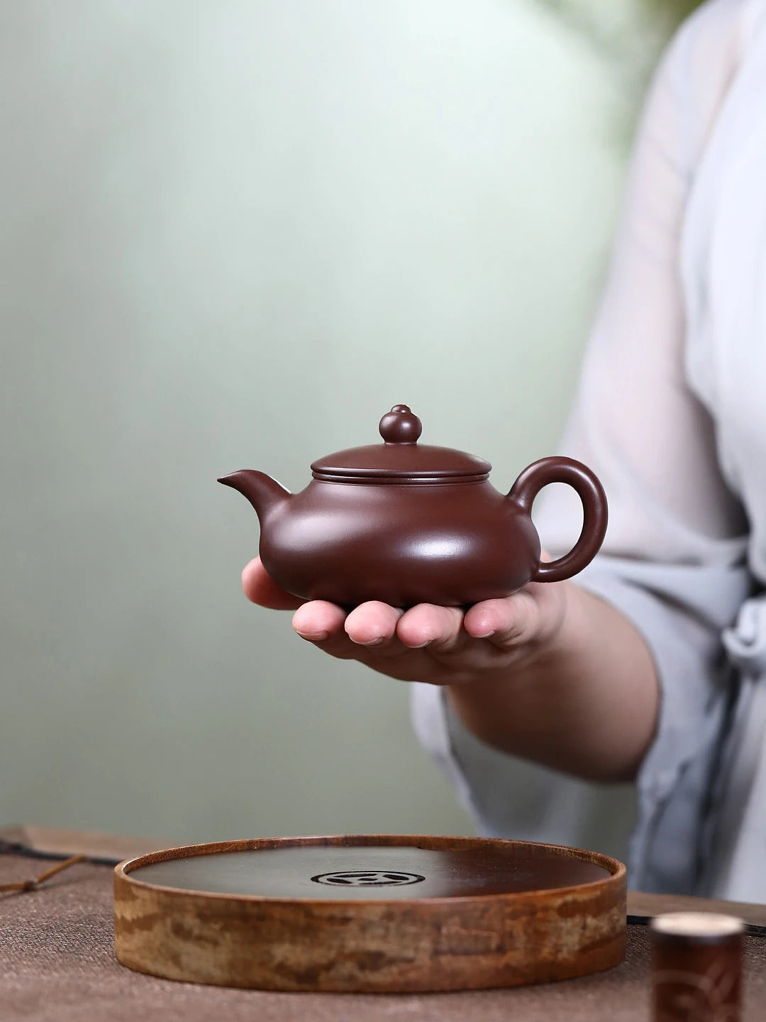 SteepCode Yixing "Breathing Teapot" – 160ml Zhu Ni Clay Masterpiece, Artisan Teapot, Zisha Teapot