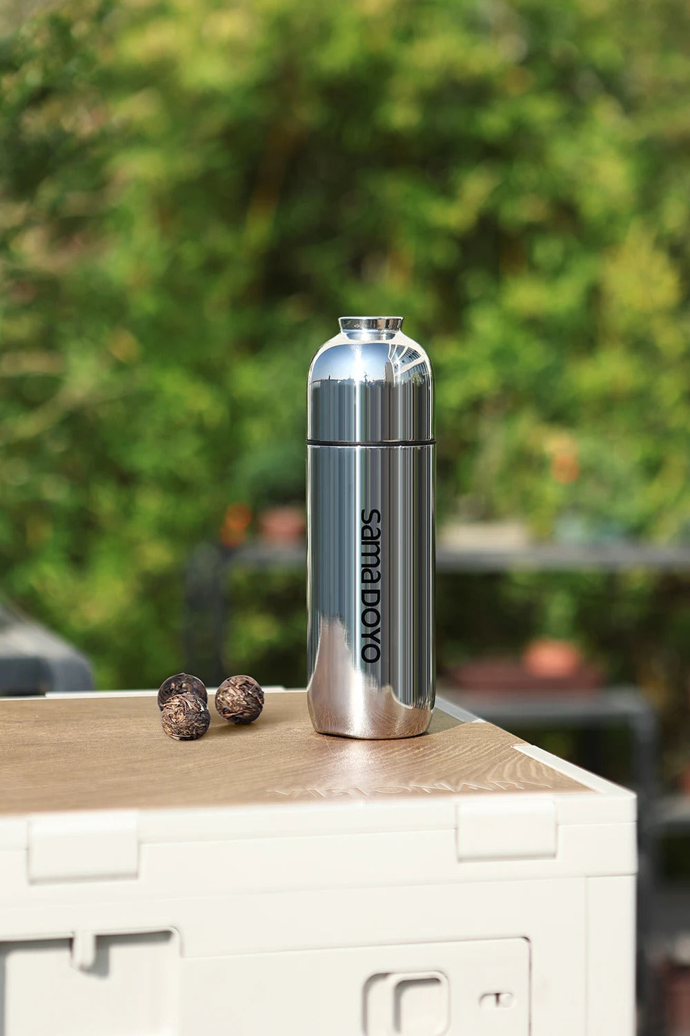 Samadoyo 400ml "Little Cannon" Thermal Tumbler - Ceramic Coated, 8H Hot/6H Cold, Titanium Filter & Magnetic Cup