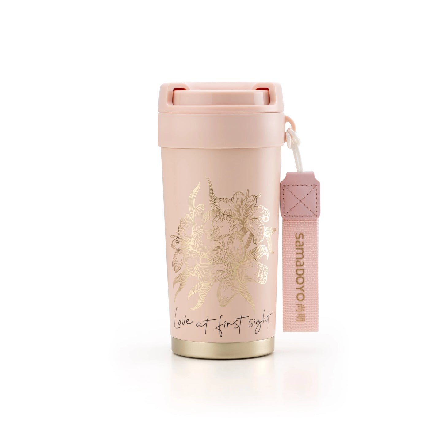 Samadoyo- Titanium silver coated inner wall, insulated cup, portable cup, coffee cup, tea cup with filter screen, 500ml