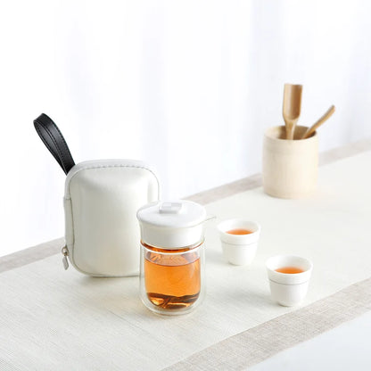 Bonston One Pot Two Cup Tea Set Travel Tea Set Tea Pot