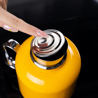 SAMADOYO-316 Stainless Steel Teapot, Insulated Tea & Coffee Brewer with Built-in Filter, 600ml