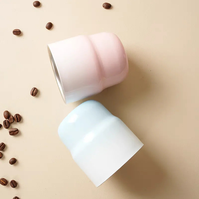 SUS304 stainless steel coffee cup, double-layer vacuum insulated thermos cup, beverage cup, suitable for men and women, 12 color