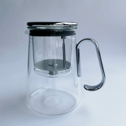 Bonston - Integrated Teapot with Glass Filter, Teapot with Magnetic Switch, 700ml (23.67oz)
