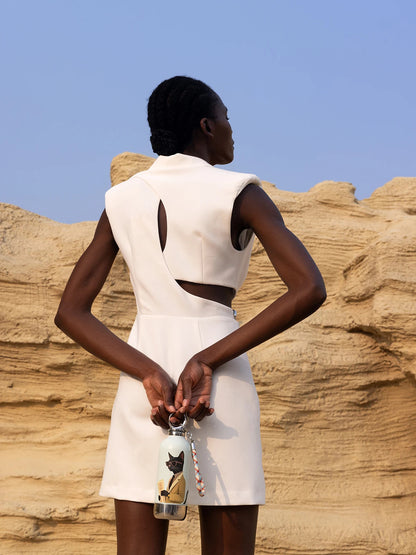 SAMADOYO-6 Hour Insulated Glass with Straw and Cup | Fashionable and unique 360ml