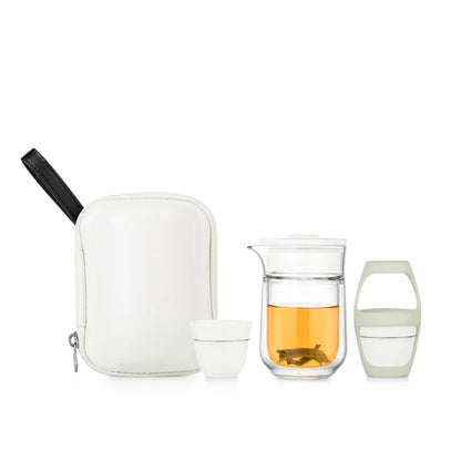 Bonston One Pot Two Cup Tea Set Travel Tea Set Tea Pot