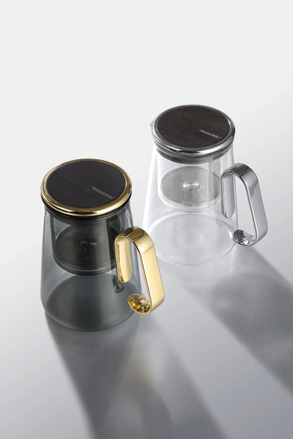 Bonston - Integrated Teapot with Glass Filter, Teapot with Magnetic Switch, 700ml (23.67oz)