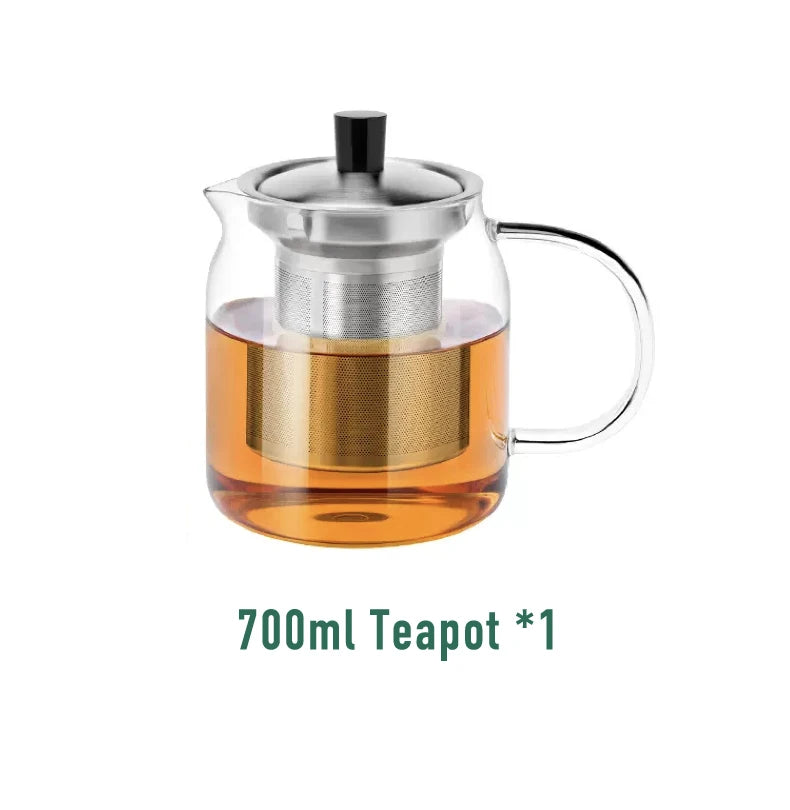 SAMADOYO Heat-resistant glass teapot teapot tea water separation and filtration household large capacity tea maker