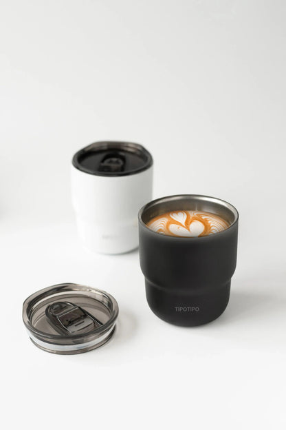 SUS304 stainless steel coffee cup, double-layer vacuum insulated thermos cup, beverage cup, suitable for men and women, 12 color