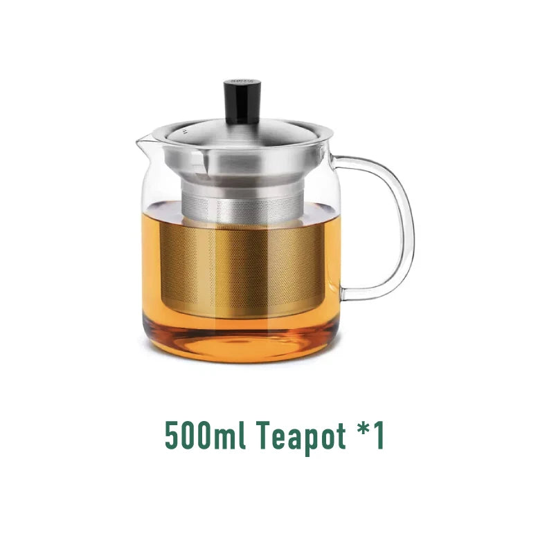 SAMADOYO Heat-resistant glass teapot teapot tea water separation and filtration household large capacity tea maker