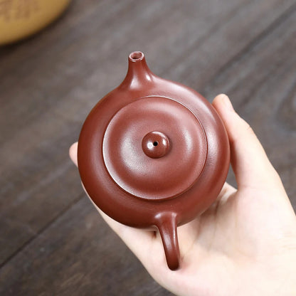 Yixing "Breathing Teapot" – 160ml Zhu Ni Clay Masterpiece, Artisan Teapot, Zisha Teapot